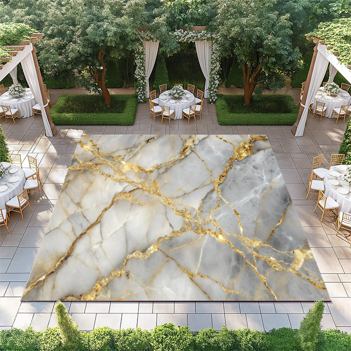 White, Gray, and Gold Marble