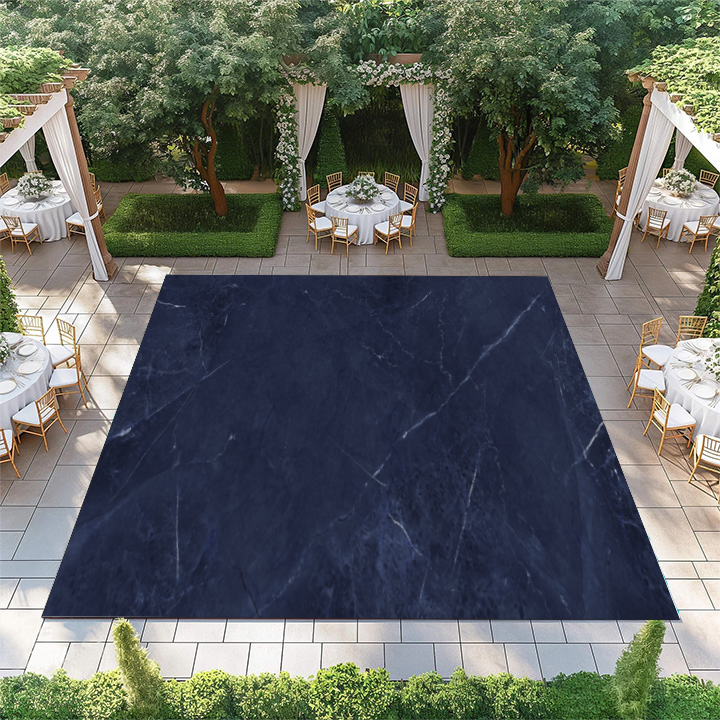 Navy Blue Marble