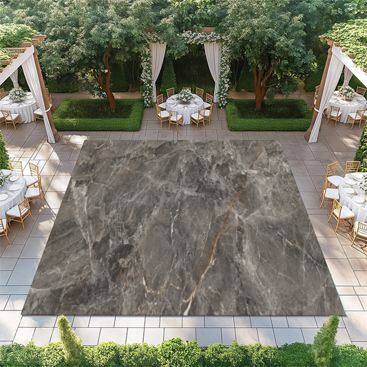 Grey Marble with Gold Streak