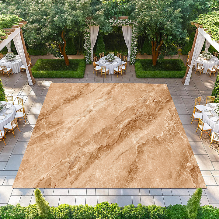 Bronze Marble with White Veins