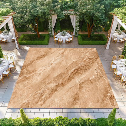 Bronze Marble with White Veins