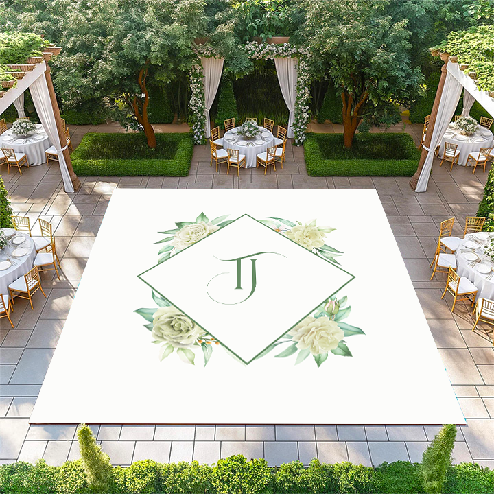 Floral Diamond Monogram