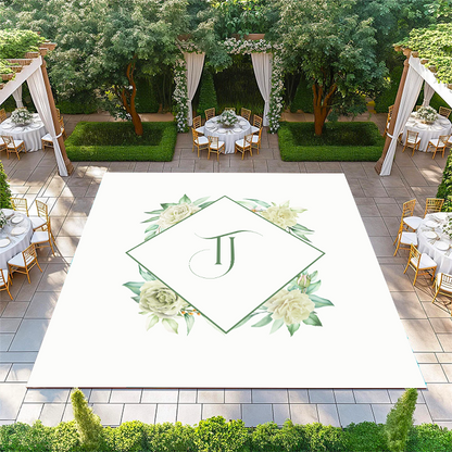 Floral Diamond Monogram