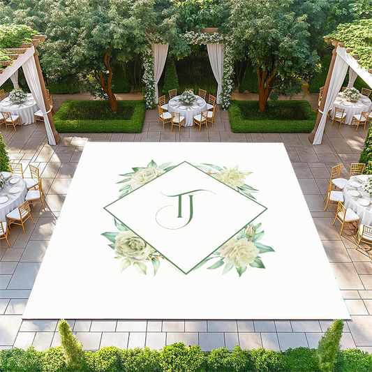 Floral Diamond Monogram
