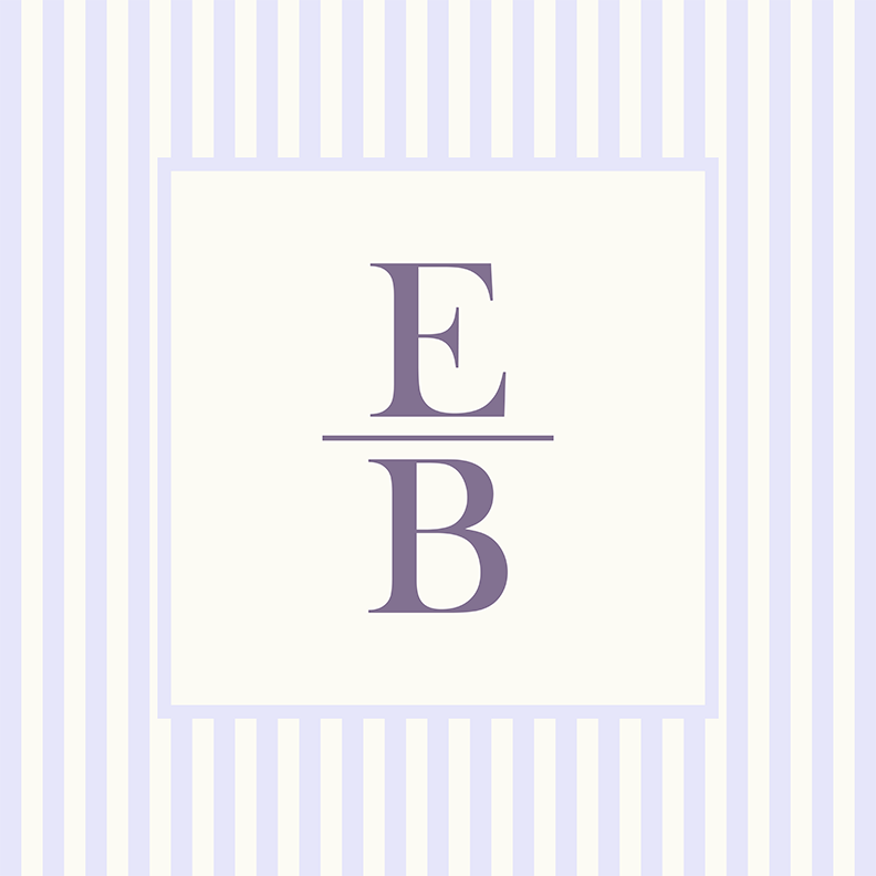 Cabana Stripes with Monogram