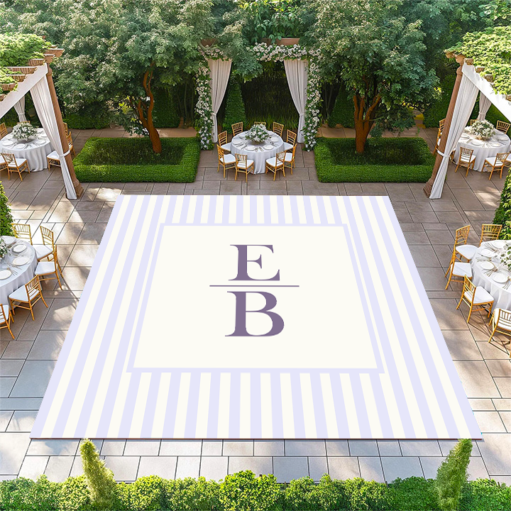Cabana Stripes with Monogram