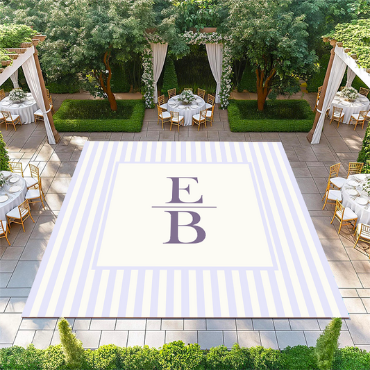 Cabana Stripes with Monogram