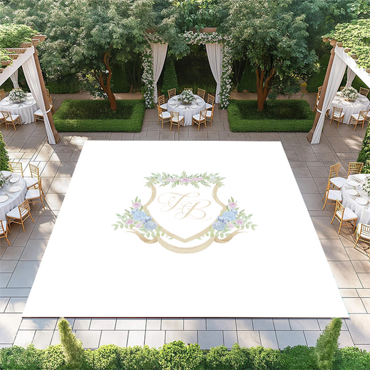 Blue and Pink Hydrangea Crest