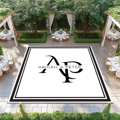 Initials with Names in Center