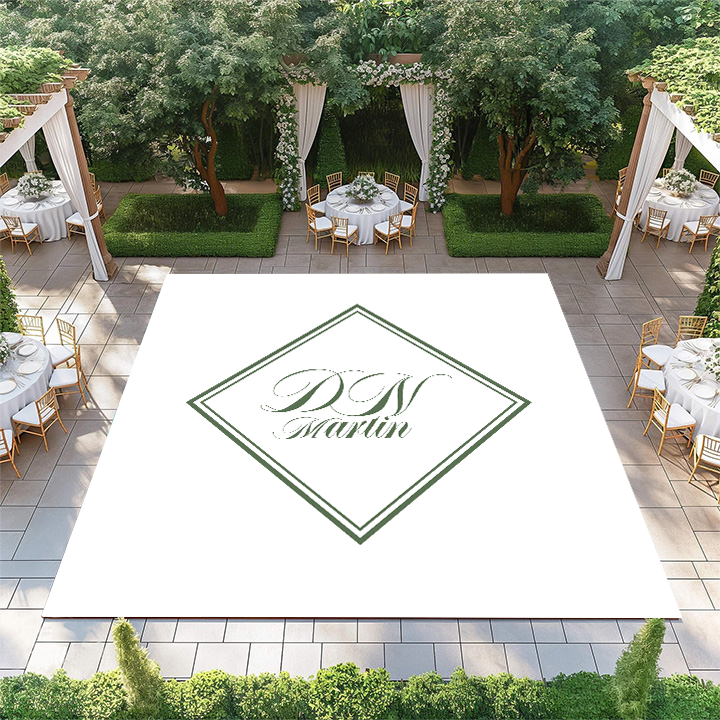 Diamond Initial Monogram
