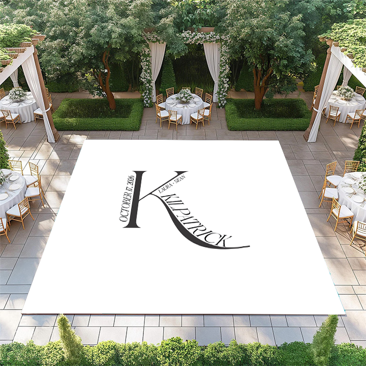Big Initial with Details Monogram