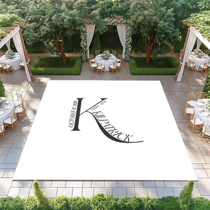 Big Initial with Details Monogram