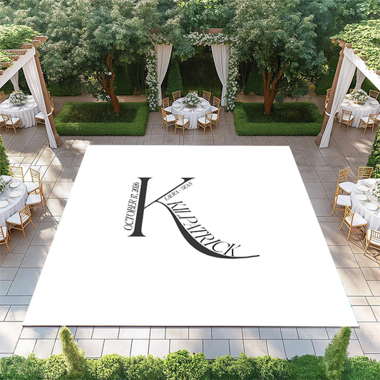 Big Initial with Details Monogram