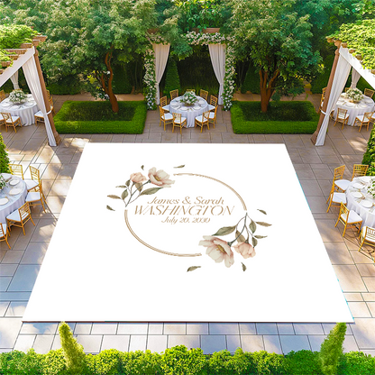 Circle Flower Monogram