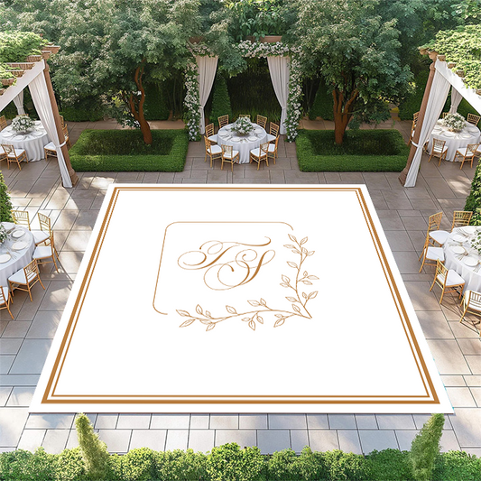Square Vine Monogram