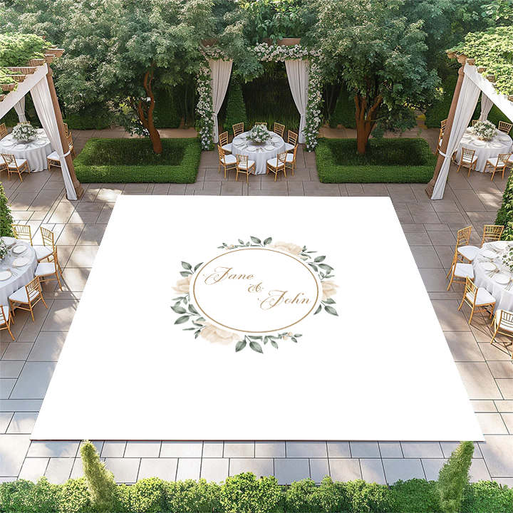 Peony Circle Monogram