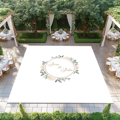 Peony Circle Monogram