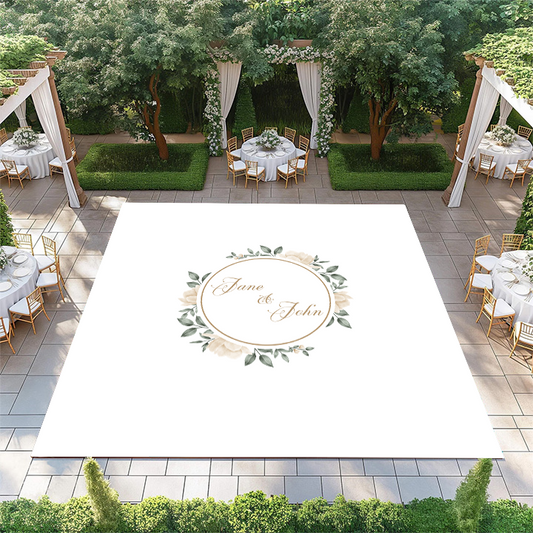Peony Circle Monogram