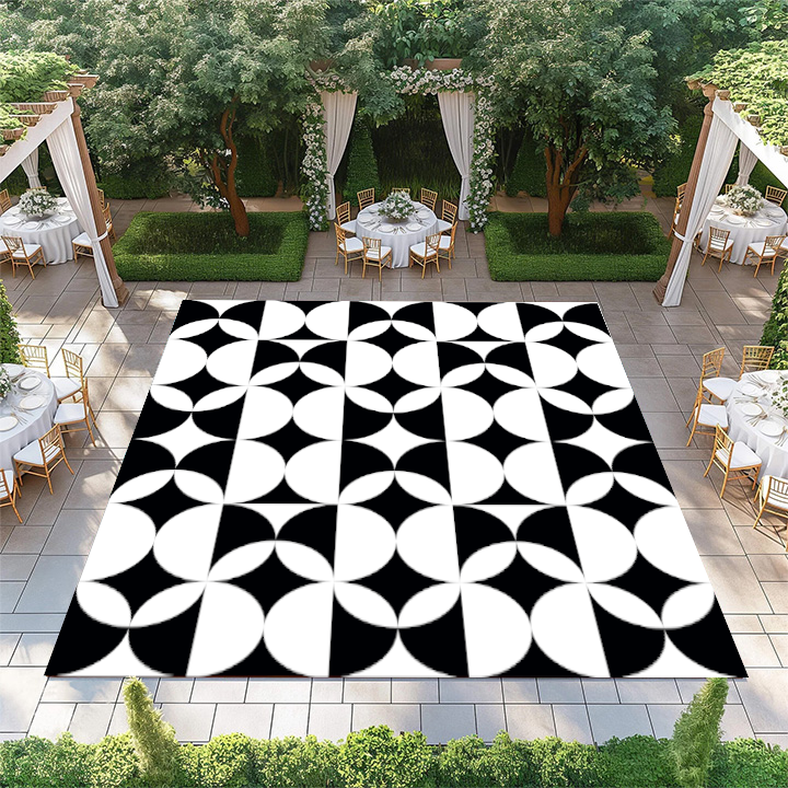 Black and White Retro Vintage Pattern