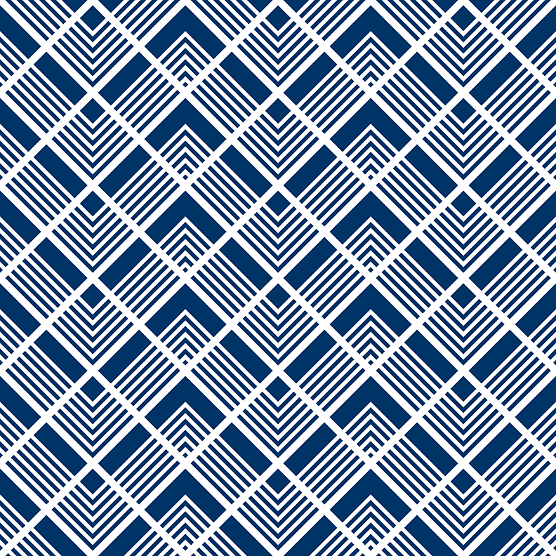 Blue Zig-Zag Pattern
