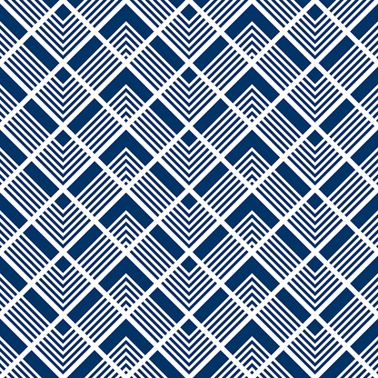 Blue Zig-Zag Pattern