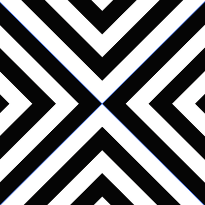 Black and White Diagonal Lines