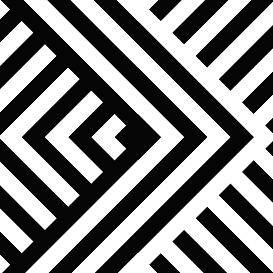 Black and White Crossed Chevron