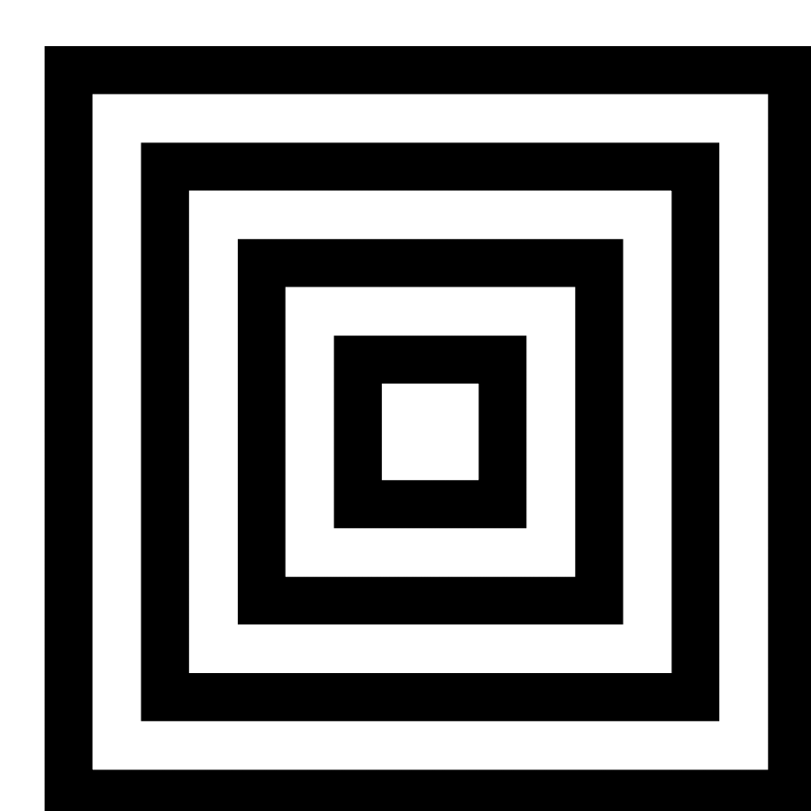 Offset Black and White Squares