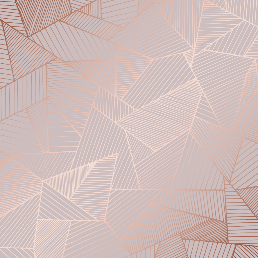 Rose Gold Geometric Pattern