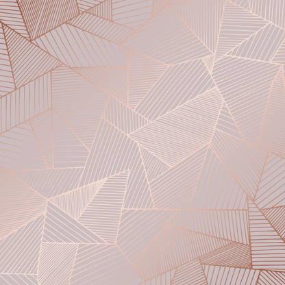 Rose Gold Geometric Pattern