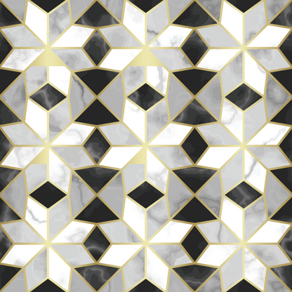 Marble Mosaic Star Tile