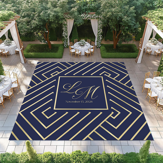Diamond Pattern with Monogram