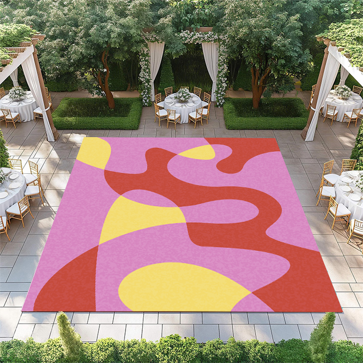 Pink, Yellow, Red Pattern