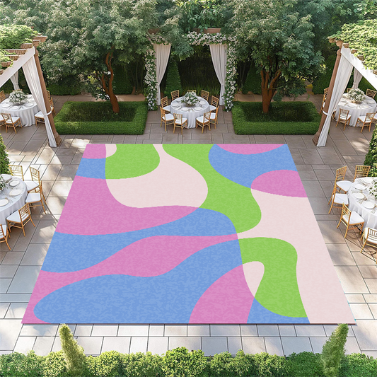 Pink, Blue, Green Pattern