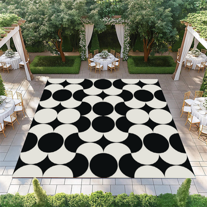 Modern Half Circle Pattern