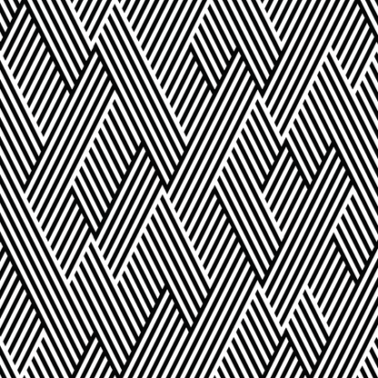 Black and White ZigZag