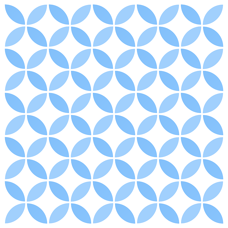 Blue Petal Pattern