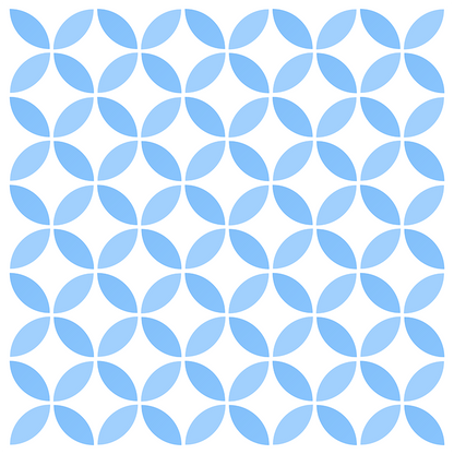Blue Petal Pattern
