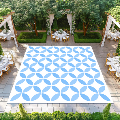 Blue Petal Pattern