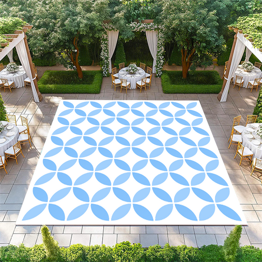 Blue Petal Pattern