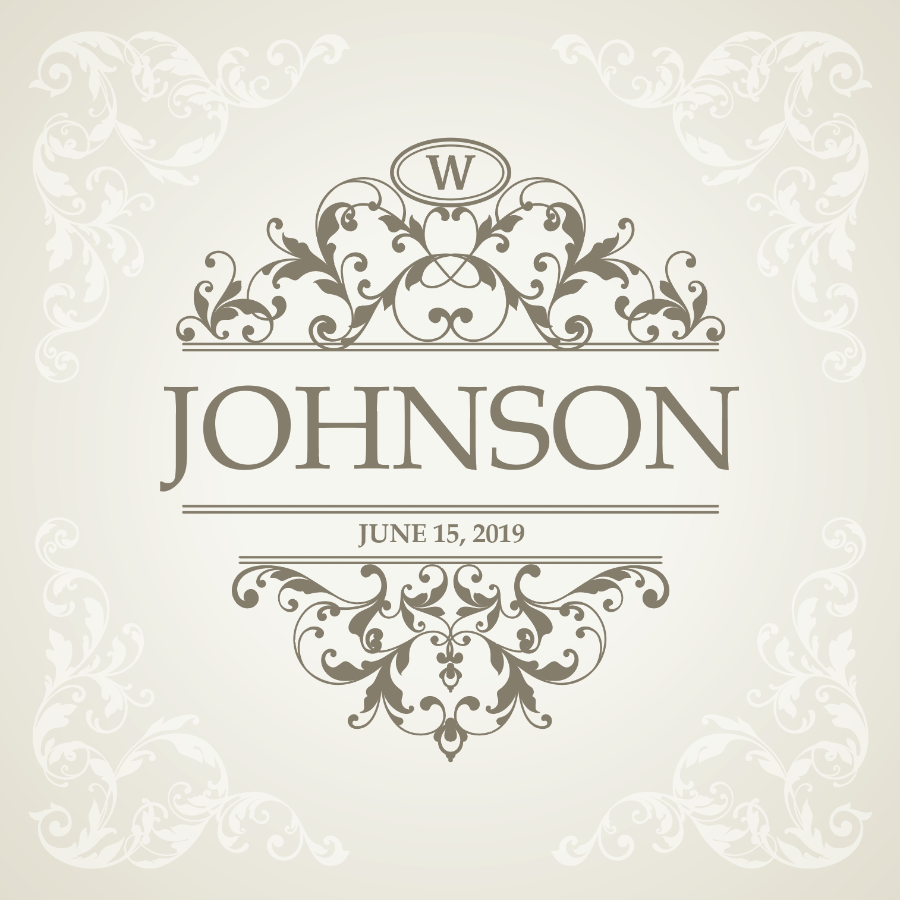 Elegant Vintage Monogram