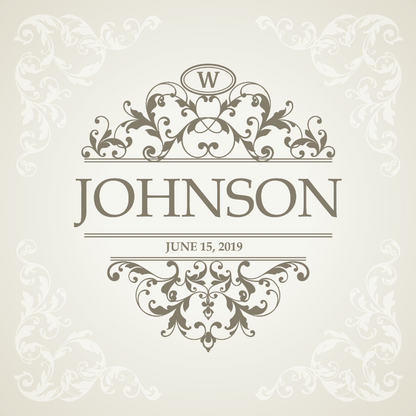 Elegant Vintage Monogram