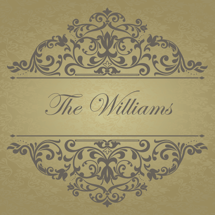 Gold and Grey Monogram