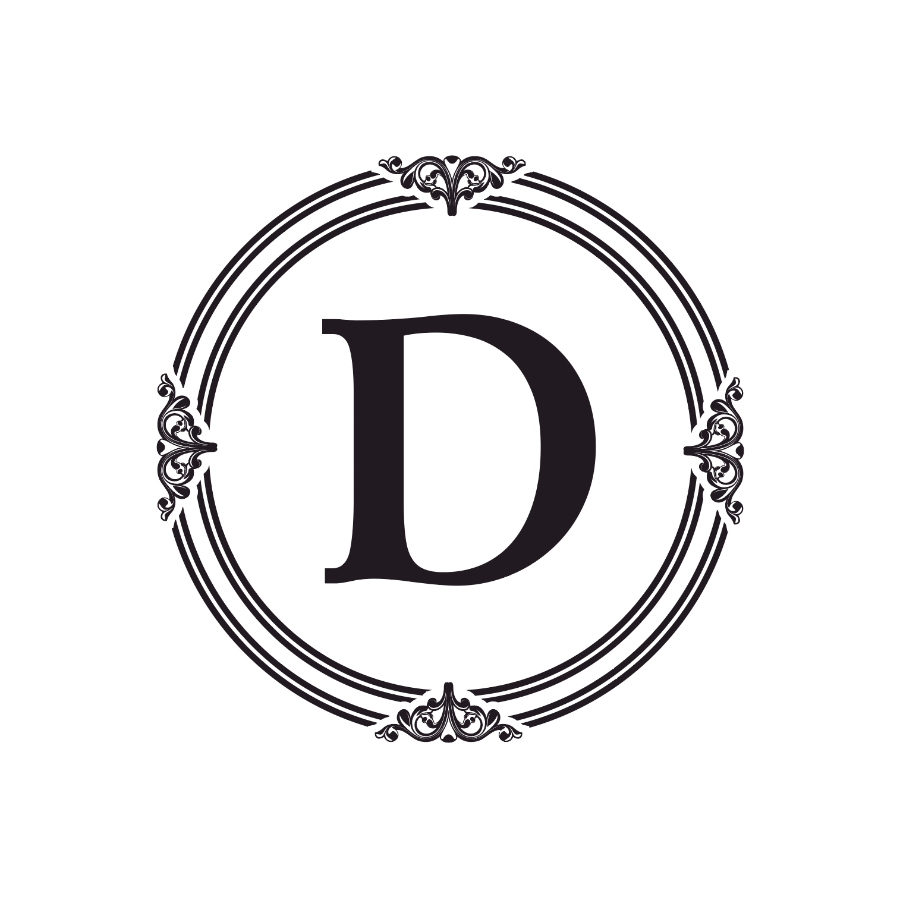 Vintage Mirror Monogram