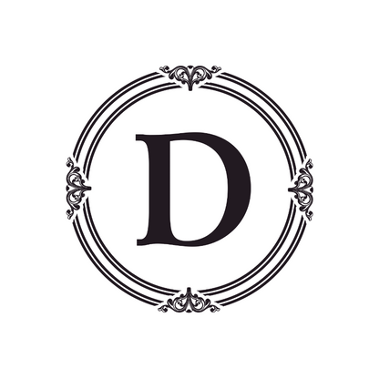 Vintage Mirror Monogram