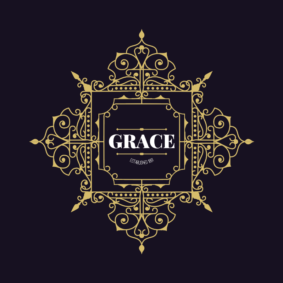 Gold Diamond Monogram