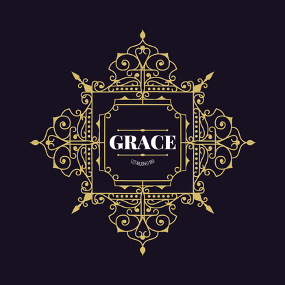 Gold Diamond Monogram