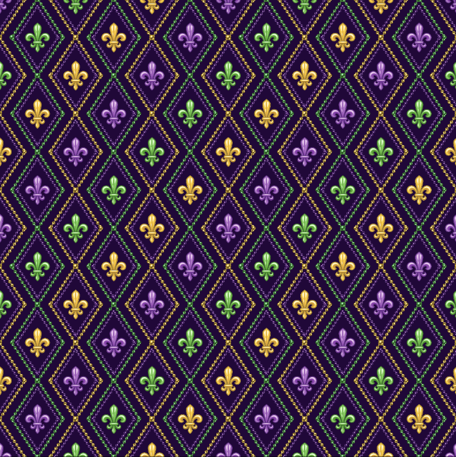 Fleur De Lis & Beads