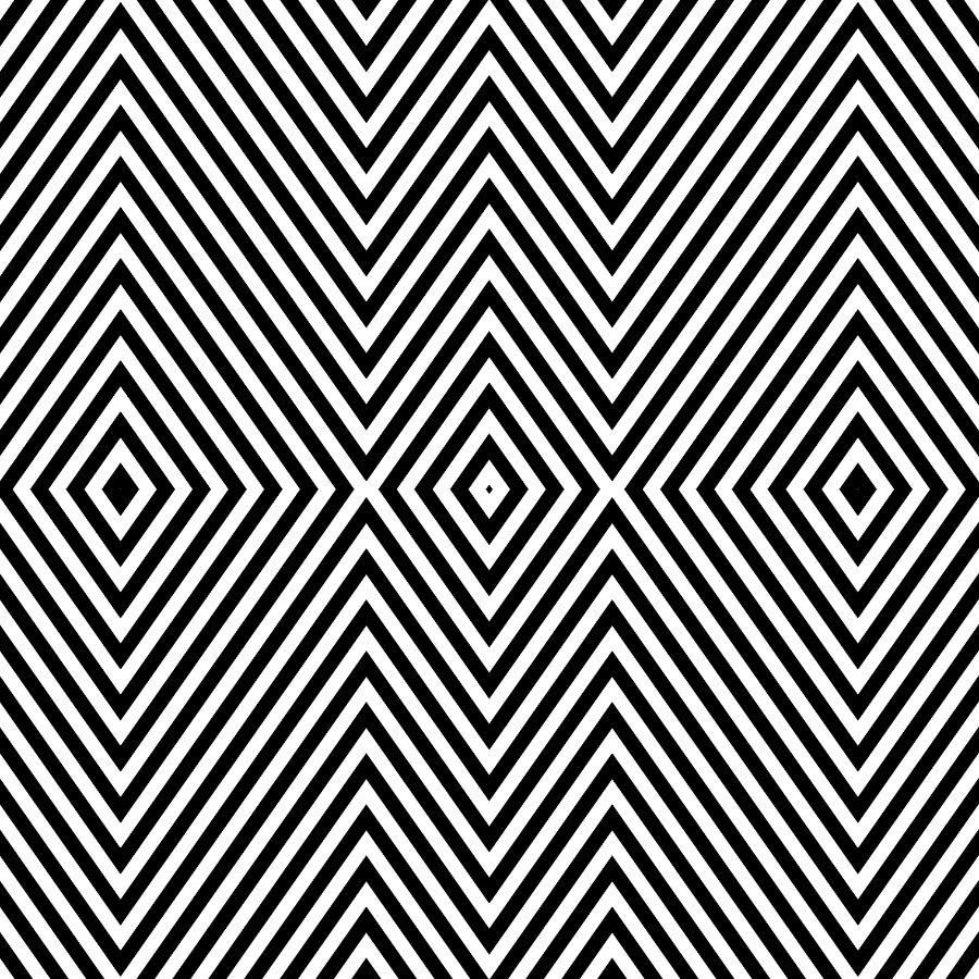 Diamond Optical Illusion