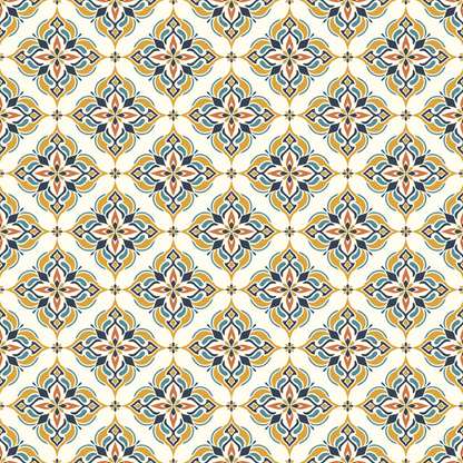 Yellow Textile Pattern